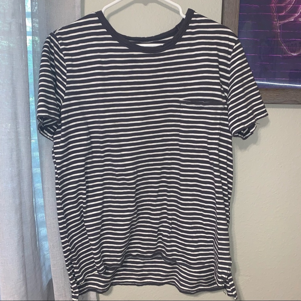 Grey & White T-shirt